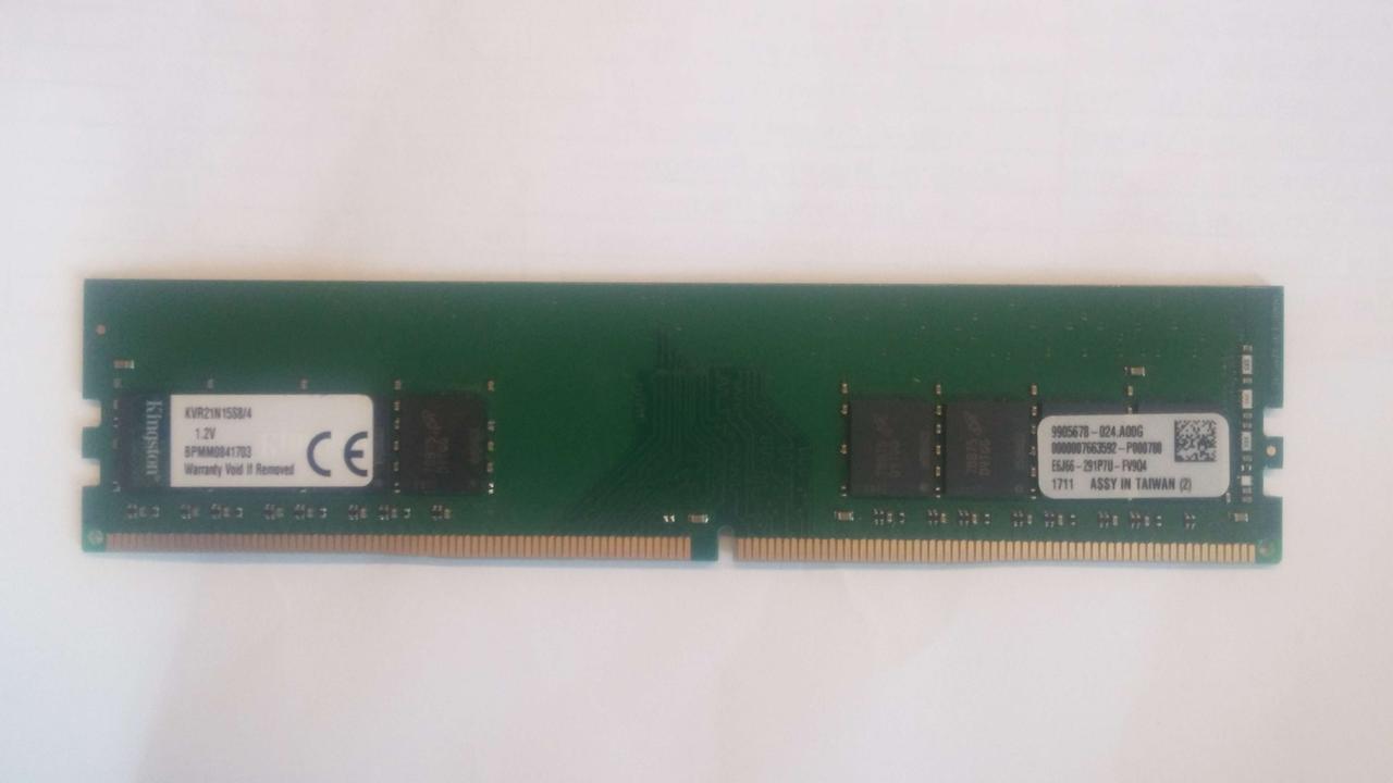 Kingston 4 GB DDR4 2133 MHz (KVR21N15S8 / 4) RAM Оперативна пам'ять