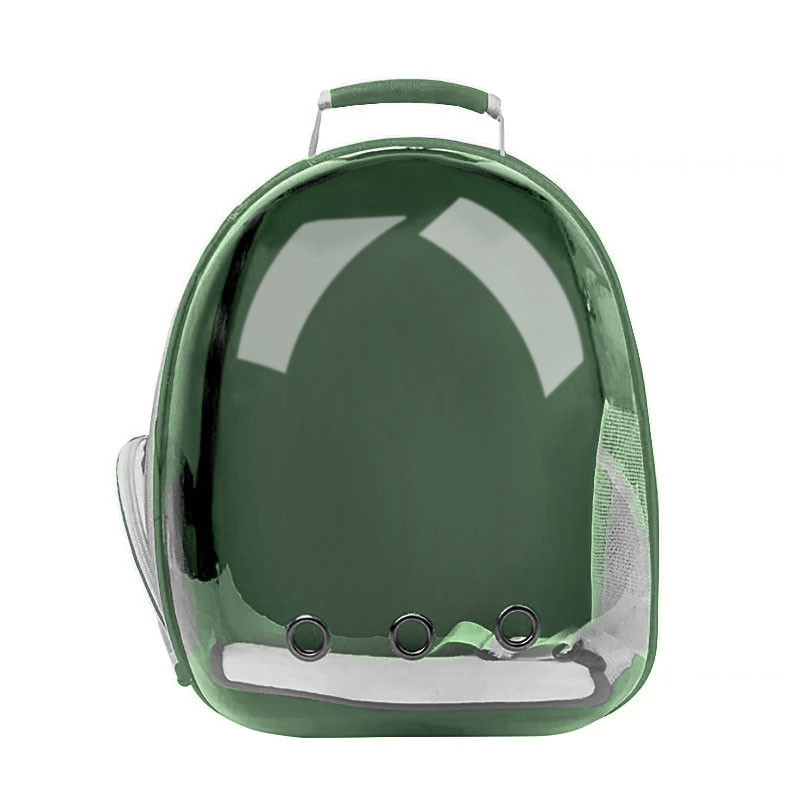 Рюкзак-переноска для кішок Taotaopets 253303 Panoramic Green 35*25*42cm з ілюмінатором