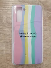 Чохол для Samsung S21 Plus Silicone Case Rainbow