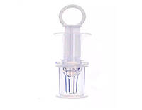 Дитячий шприц дозатор з ковпачком 13 х 3,9 см Білий (vol-1342)