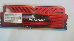 Geil 8 GB DDR4 2400 MHz EVO Potenza Red GPR48GB2400C16DC Оперативна пам'ять PC4-19200