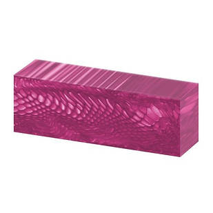 Брусок акриловий Акрил для рукоятиі ножа  120x40x30 мм Juma Pink Dragon Block