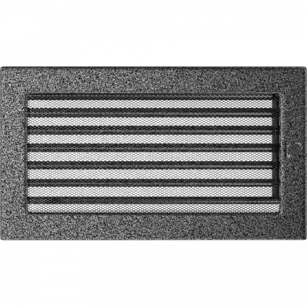 Решітка чорно-срібна з жалюзями 17x30