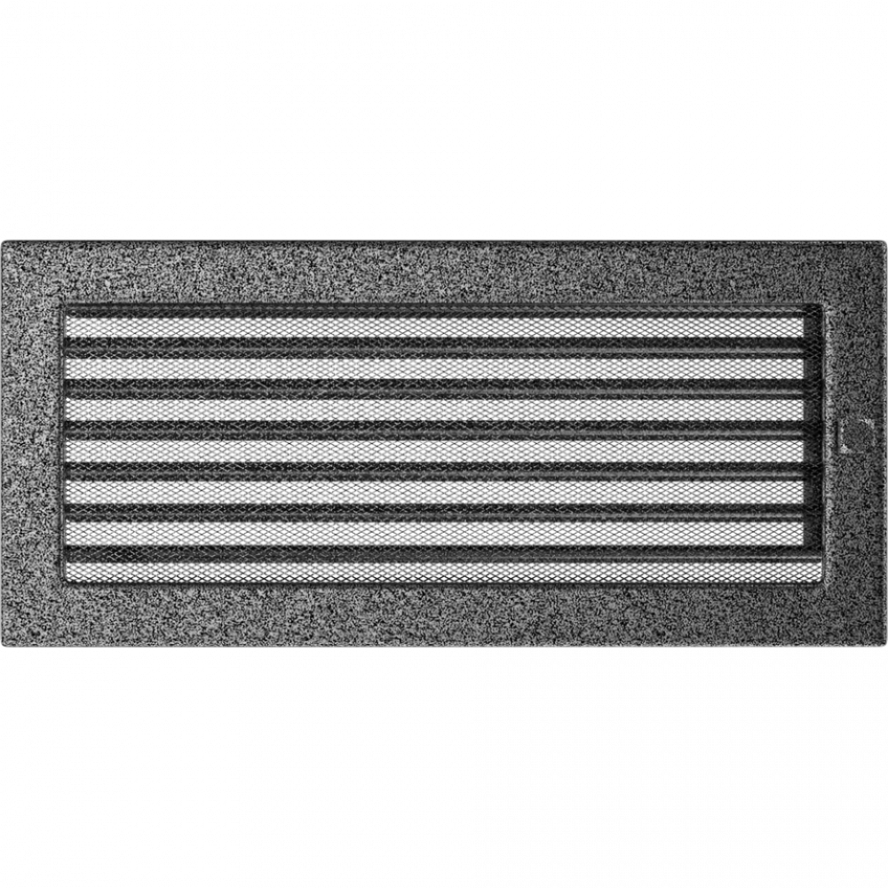 Решітка чорно-срібна з жалюзями 17x37