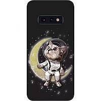 Силіконовий чохол для Samsung S10e Galaxy G970F з картинкою Кіт на місяці