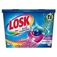 Капсулы для стирки лоск Losk Color 3+1 Power-Caps, 18 шт