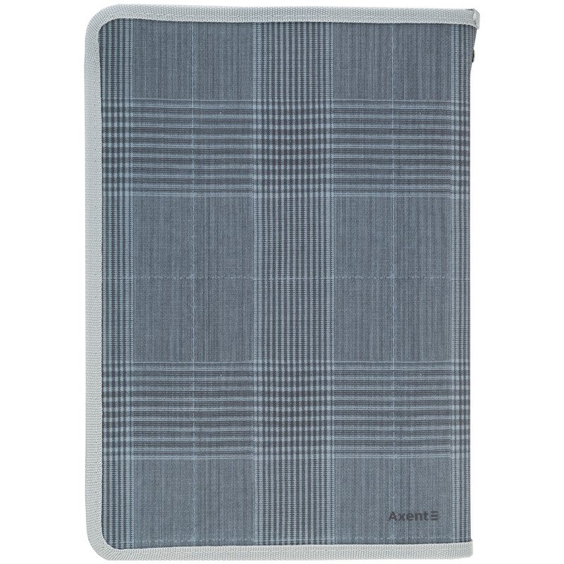Папка "Axent" №1804-17 A4+ Tartan Gray на блиск. об'ємн.(12), фото 1