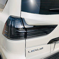 Lexus LX570 Задня оптика 2016+ (Superior Black, 2 шт.) ARS Задні ліхтарі Лексус ЛХ 570 450d