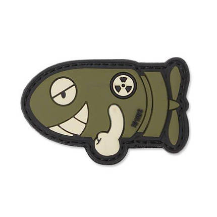 101 Inc. - 3D Patch - Funny Torpedo - OD Green, фото 1