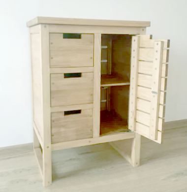 Тумба для лазні, сауни "Таунджі" бланже