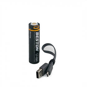 Акумулятор літій-іонний Beston 70M-35 18650 3500 mAh Li-ion, micro USB Кабель