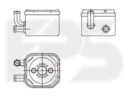 Масляний радіатор SKODA SUPERB 02-08 (3U)