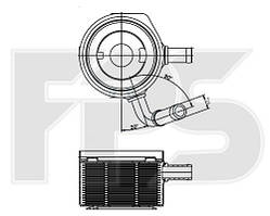 Масляний радіатор RENAULT CLIO/SYMBOL