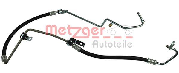 Шланг ГУР (з рейки в насос, +АС) Renault Trafic, Opel Vivaro 1.9, 2001-2006, Metzger 2361006