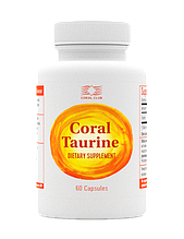 Корал Таурин забезпечує енергію організму 60 капсул