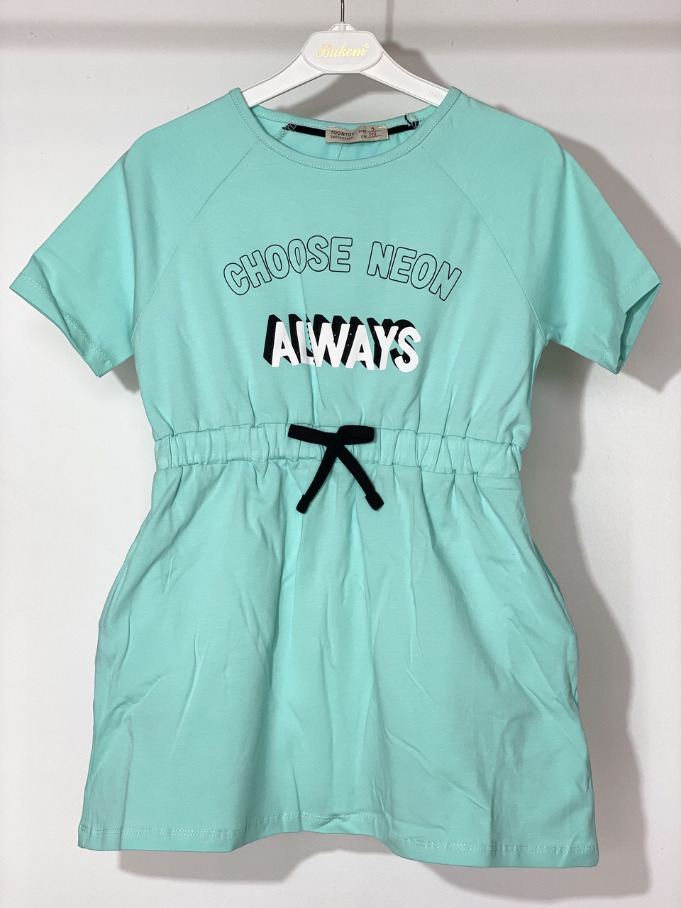 Плаття для дівчинки Toontoy 11206 110 см М'ятний, фото 1