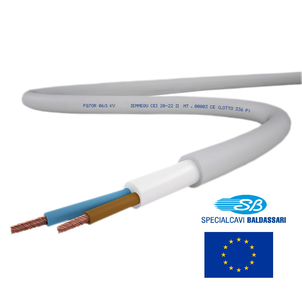 Мідний гнучкий кабель FG7OR-0,6/1 kV 2х50 мм2 FG020500, фото 1