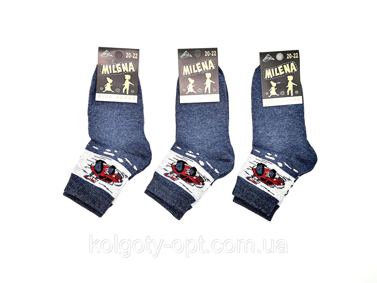 Дитячі шкарпетки для хлопчиків Мілена 20-22 бавовна стрейч