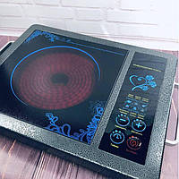 Настільна інфрачервона плита одноконфоркова 2000 Вт Domotec MS-5842 Настільна варильна поверхня