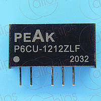 Источник питания 1Вт 12В Peak P6CU-1212ZLF SIP7