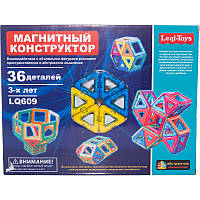 Магнітний конструктор Абстракція Leqi-Toys 36 деталей LQ609