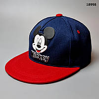 Кепка Mickey Mouse с прямым козырьком для мальчика. 52-55 см