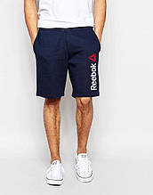 Чоловічі шорти Reebok, чоловічі шорти Рібок, спортивні шорти, брендові шорти чоловічі, сині
