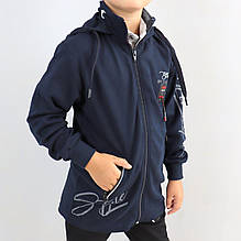 Кофта на замку хлопчику з капюшоном ТМ Blueland розмір 116 см