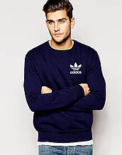 Спортивна кофта Adidas, Адідас, світшот адідас, трикотаж, чоловічий, синього кольору,
