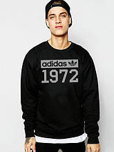 Спортивна кофта Adidas, Адідас, світшот адідас, трикотаж, чоловічий, чорного кольору,