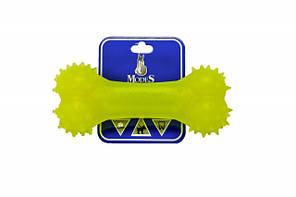 Іграшка для собак кістку MODES Denta для собак жовта розмір М-15 см