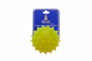 Іграшка для собак М'ЯЧ МІНА MODES Denta для собак жовта розмір М-7,5 см