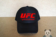 Спортивна кепка UFC, ЮФС, тракер, річна кепка, чоловічий, жіночий, чорного кольору,