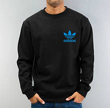 Спортивна кофта Adidas, Адідас, світшот адідас, трикотаж, чоловічий, чорного кольору,