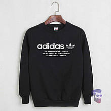 Спортивна кофта Adidas, Адідас, світшот адідас, трикотаж, чоловічий, чорного кольору,