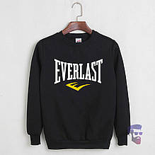Спортивна кофта Everlast, Еверласт, світшот, трикотаж, чоловічий, чорного кольору,