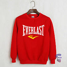 Спортивна кофта Everlast, Еверласт, світшот, трикотаж, чоловічий, червоного кольору,