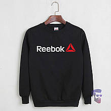 Спортивна кофта Reebok, Рібок, світшот, трикотаж, чоловічий, чорного кольору,