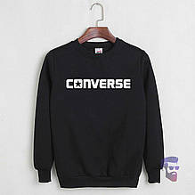 Спортивна кофта Converse, Конверсе, світшот, трикотаж, чоловічий, чорного кольору,