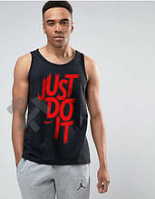 Чоловіча майка Nike Just Do It чорного кольору (люкс )