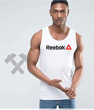 Чоловіча майка Reebok білого кольору (люкс )