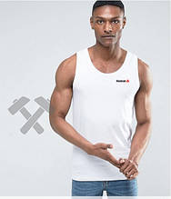 Чоловіча майка Reebok білого кольору (люкс )