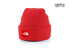 Шапка The North Face червоного кольору (люкс )