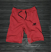 Чоловічі шорти New Balance,чоловічі шорти Нью Баланс, спортивні шорти,брендові шорти чоловічі,червоні