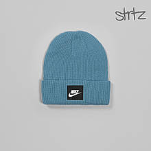 Шапка Nike блакитного кольору (люкс )
