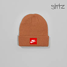 Шапка Nike оранжевого кольору (люкс )