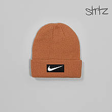 Шапка Nike оранжевого кольору (люкс )