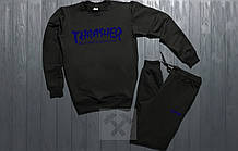 Спортивний костюм Трешер чоловічий, брендовий костюм Thrasher трикотажний (на флісі і без)
