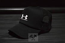 Спортивна кепка Under Armour, Андер Армор, тракер, річна кепка, унісекс, чорного кольору,