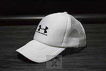 Спортивна кепка Under Armour, Андер Армор, тракер, річна кепка, унісекс, білого кольору,